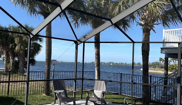 Amazing views, Dolphins, And Sunsets!nnWaterfront property with pool and dock.