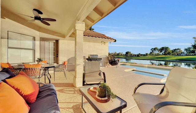 Amazing Waterfront Home with Golf Views! Boat and Heated Pool/Spa