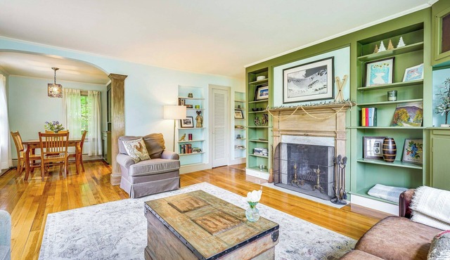 Ambient Manchester Village Abode w/Deck & Pond!