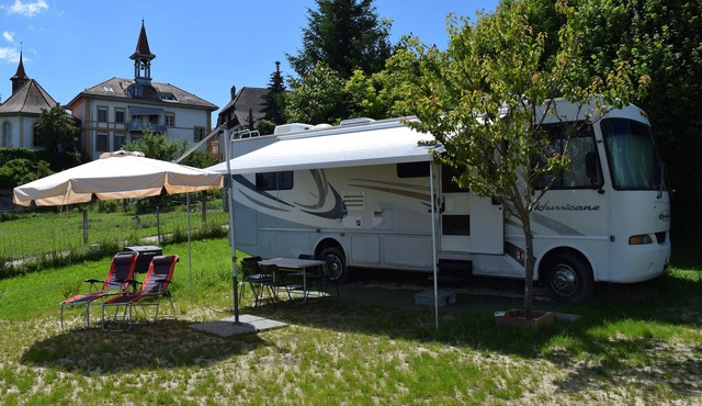 American Ford Hurricane motorhome, with slide.