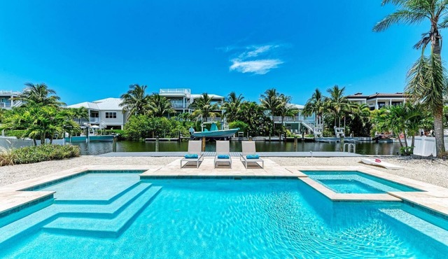 AMI Boathouse:Dog Friendly Canal Front Pool Home North End of AMI by Anna Maria Life