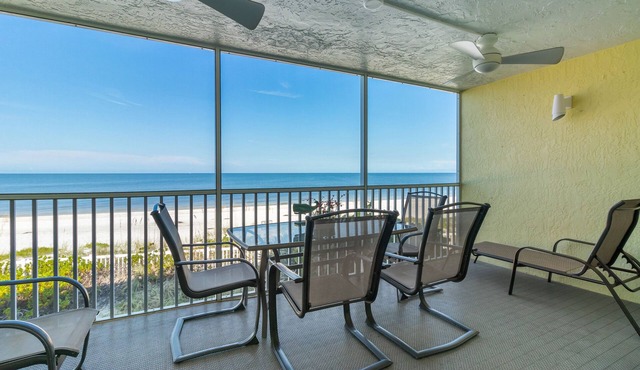 AMI Completely Renovated Sunset Paradise! Direct Beach Front Gulf View Condo#105