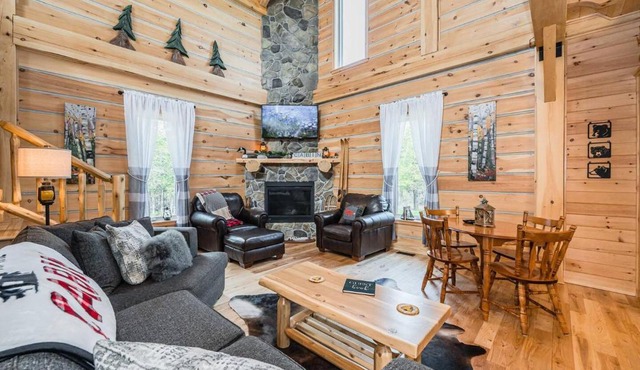 Amish LOG Cabin SAUNA AC Rustic