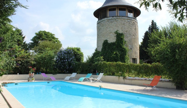 An ancient windmill in Margaux