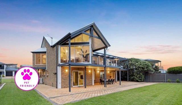 An architectural family shack, steps from the South Coast's finest surf beach