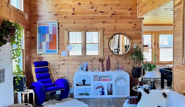 An Eclectic Private Cabin on Ten Wooded Acres