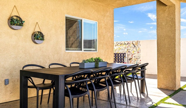 An entertaining fun experience, with pool, spa, and indoor and outdoor game room