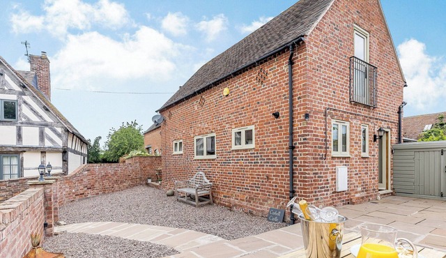 An idyllic converted barn in the village of Arscott, Pontesbury.