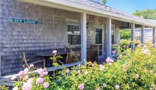 An Original Whaling Cottage "Ivy Lodge" circa 1740 in Historical Sconset Village