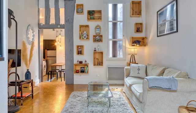 Ana : charmant 2 pièces au cœur du centre historique de Rouen