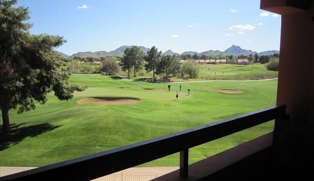 Anasazi, beautiful Golf Course and mountain/pool view.
