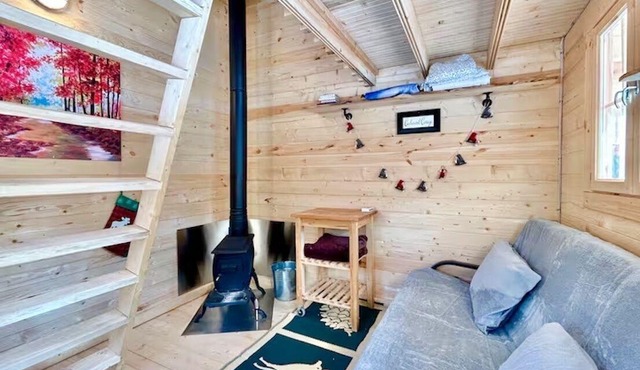 Anastasia’s Domain 5, Farm stay, off grid cabin in a beautiful forest!