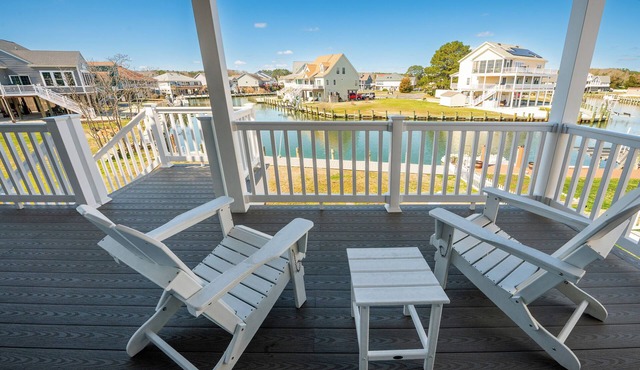 Anchor's Away | Captain's Cove Waterfront w/Pool & Golf, Pet Friendly + First-Floor Suite