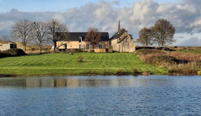 Ancienne Ferme Rénovée - 7 Chambres/14 Couchages Avec Étang