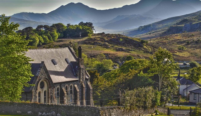 Ancient and modern stylishly combine in this beautiful Church in Snowdonia