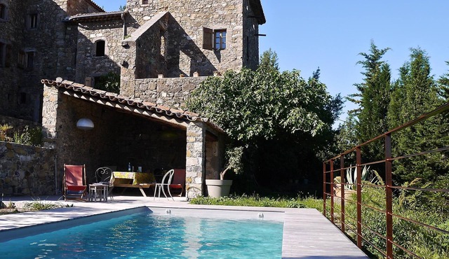 Ancient Cévennes Farmhouse with character at the foot of the Cevennes with Pool