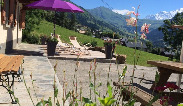 ANCIENT HAUTELUCE FARM with splendid view of Mt-Blanc