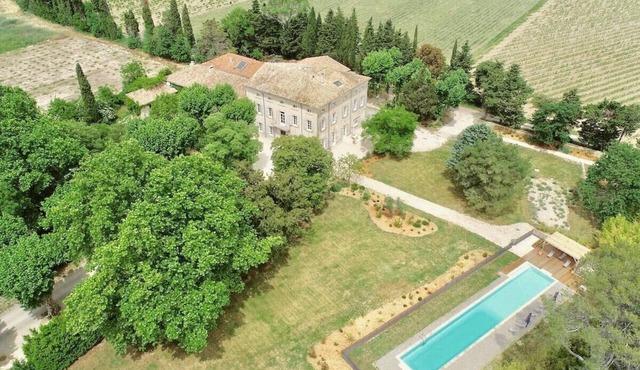 Ancient winery/mansion 18th century Provence Mont Ventoux 25m pool