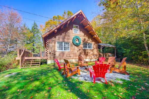 Andover Cabin Retreat w/Hot Tub & Fireplace!