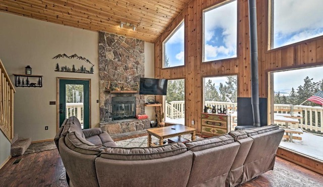 Angel Fire Family Cabin Less Than 1 Mi to Resort and Hiking