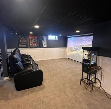 Ankenys Best Hot tub Theatre Room Game Room