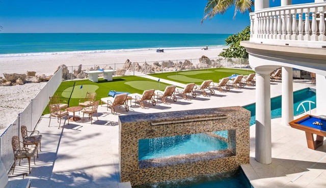 Anna Maria Grand: Gulf Front! On the Beach! Sleeps 22 by Anna Maria Life Vacation Rentals