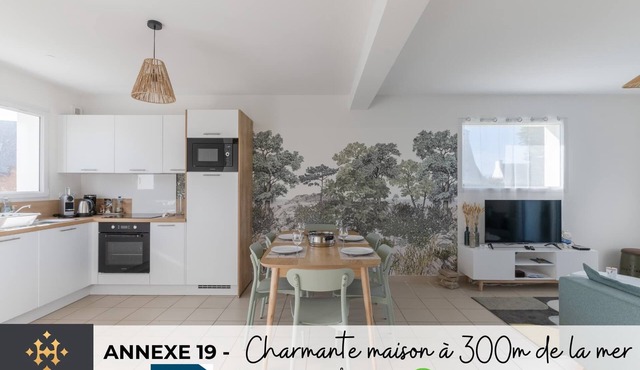 Annexe 19 - Charming house 700m from the sea