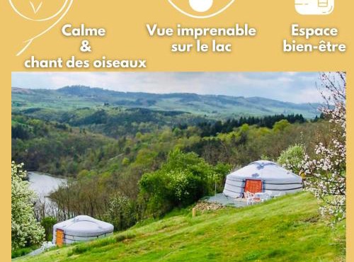 Anouchka Ô fil 2 l'eau, yourte en bord de Lac