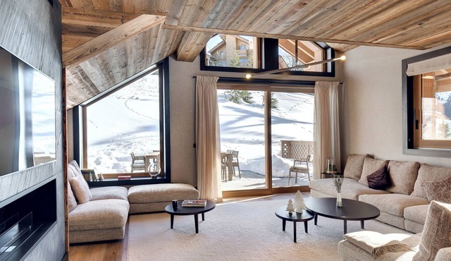 Antarès NAOS 203D - huge duplex luxury apartment ski in/ski out