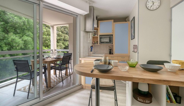 Apart 100m from the beach - swimming pool for 4