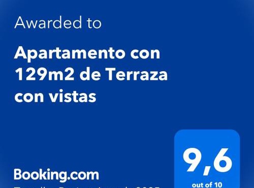 Apartamento con 129m2 de Terraza con vistas