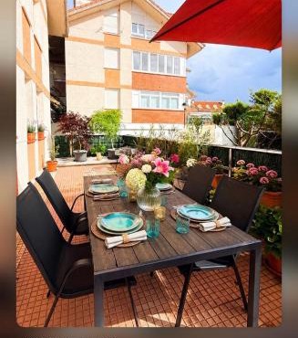 Apartamento con terraza en Mogro Playa de Usil