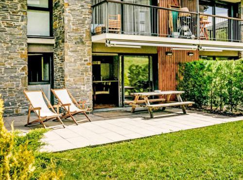 Apartamento Ferreries, piscina climatizada, jardín