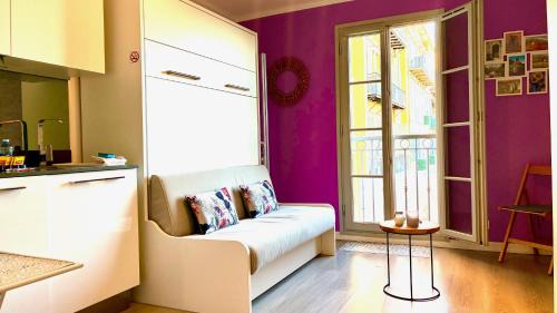 ApartHotel Riviera Nice Côte d'Azur - Old Town - Studio AC - Sea View - 50m Promenade des Anglais- LA MAISON LINDA