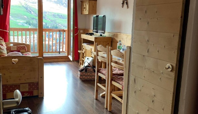 Apartment 6 pers. comfortable with a panoramic view of the ski area