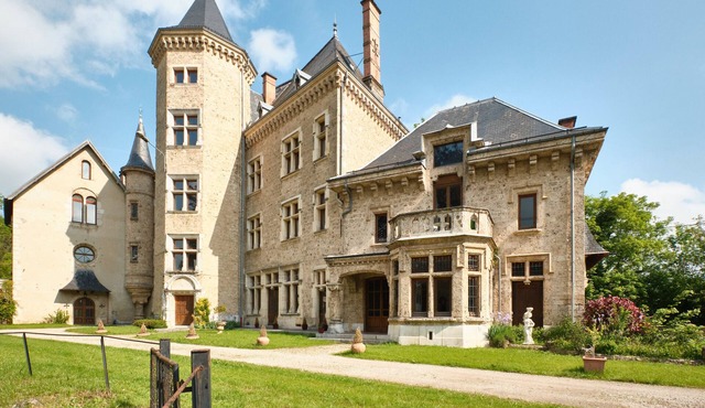 Apartment 'Grand Gîte Du Château De St Geoire' with Mountain View, Private Terrace and Shared Garden