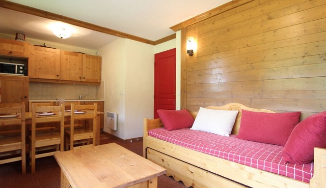Apartment for 6 people at the foot of the slopes with balcony and parking
