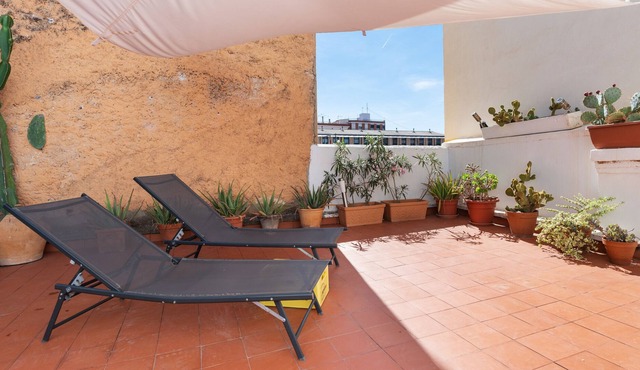 Apartment '1 Dormitorio Terraza' with Private Terrace, Wi-Fi and Air Conditioning