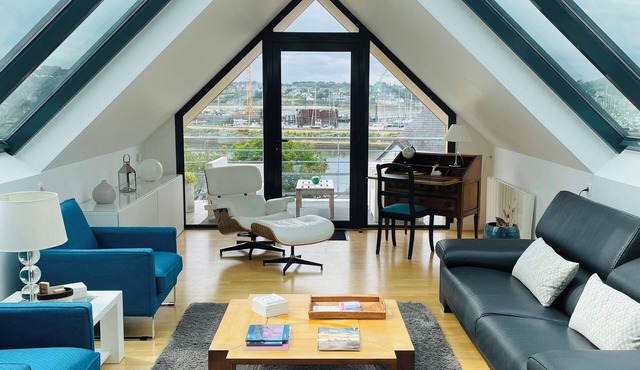 Apartment 110 m2 classified 4* PERROS-GUIREC sea view, very bright, south facing