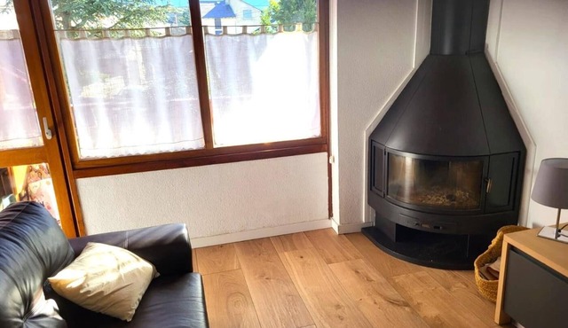 Apartment 2 rooms Terrace, Views, Fireplace and 6 Pax