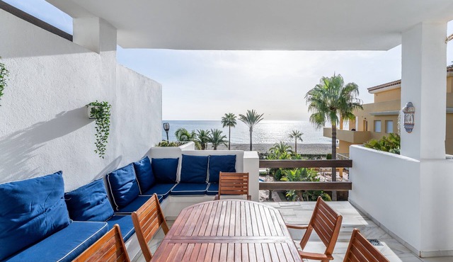 Apartment "228 Arruzafa Playa la Cala de Mijas" with Sea View and Wi-Fi
