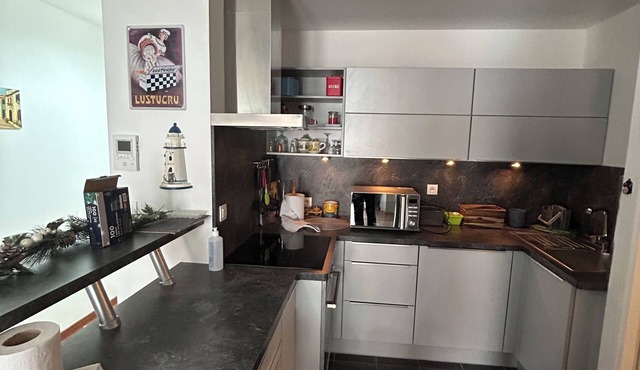 Apartment 38 m2, beach 50 m, balcony