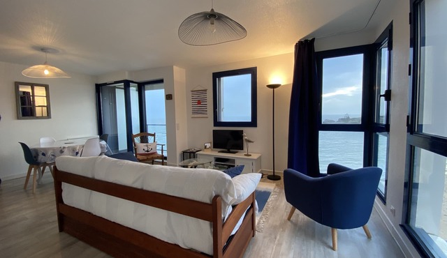 Apartment 4 people SEA FACE - THE POULDU - CLOHARS-CARNOËT4