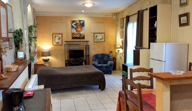 Apartment 40m2 ground floor, close to the center of Saumur