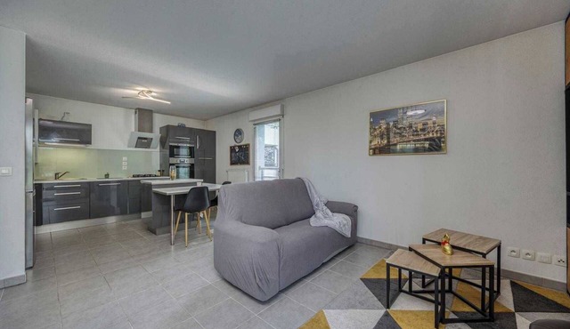 Apartment 4p with balcony in Annecy