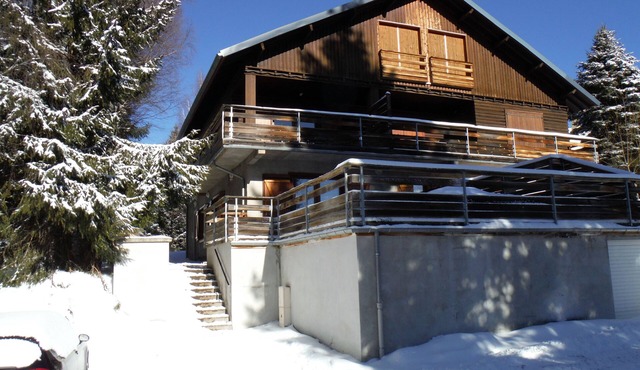 Apartment 55m2 in chalet at AX 3 domaines - 3mn from the slopes, Large terrace