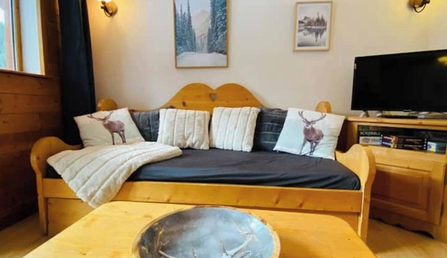 APARTMENT 6-8 PERS CHALET DES NEIGES Swimming pool -Sauna