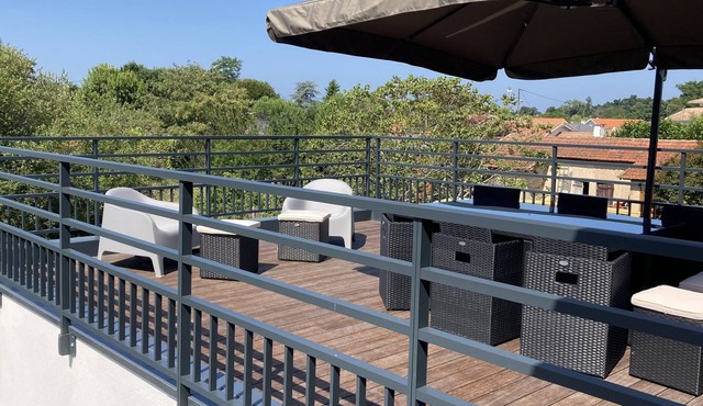 Apartment 6 people south-facing terrace 30 m2 air-conditioned Bassin d'Arcachon