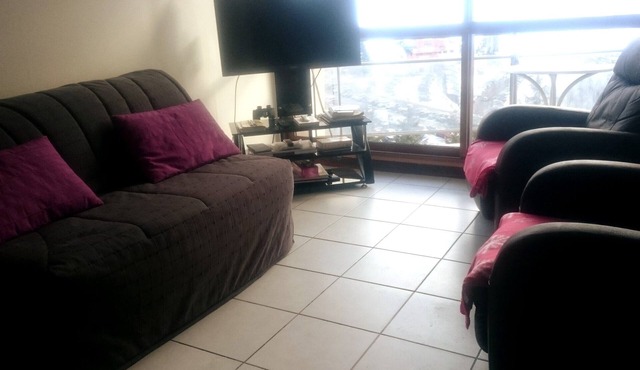 Apartment 'À L’orée Des Sapins, Skis Au Pied' with Mountain View, Shared Garden and Balcony