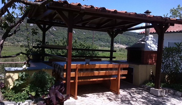 Apartment Ani - garden with playground: - Supetarska Draga, Island Rab, Croatia